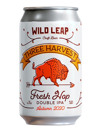 Three Harvest Fresh Hop Double IPA Autumn 2020 Three Harvest Fresh Hop Double IPA