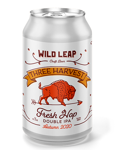 Three Harvest Fresh Hop Double IPA Autumn 2020 Three Harvest Fresh Hop Double IPA