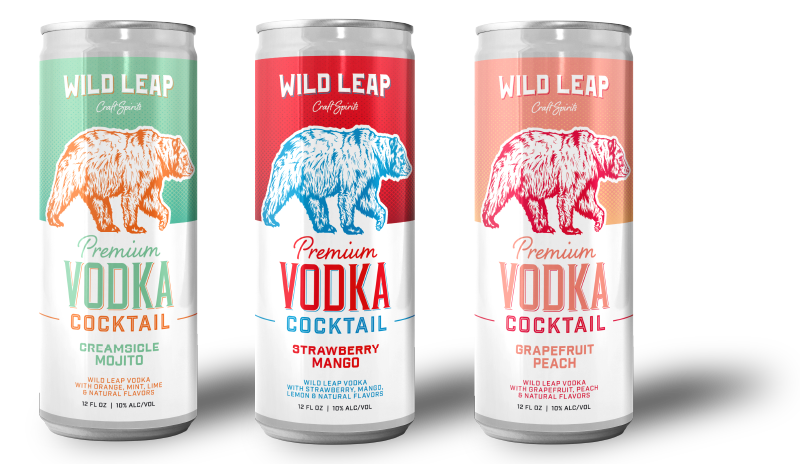Wild Leap Ready-To-Drink Vodka Cocktails Wild Leap Ready-To-Drink Vodka Cocktails