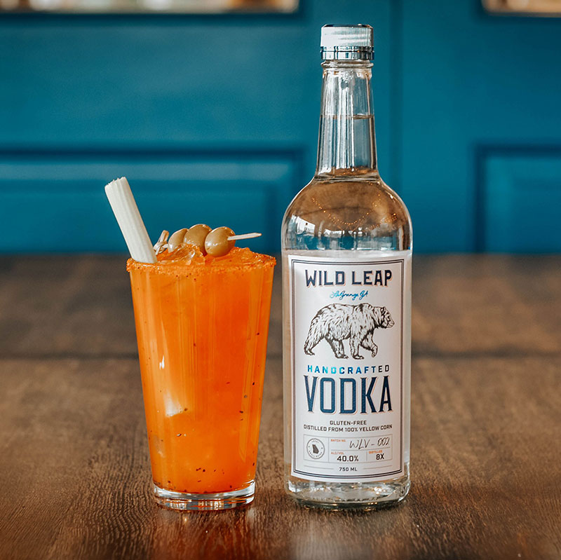 spicy-mary-vodka-cocktail Wild Leap Spicy Mary craft cocktail